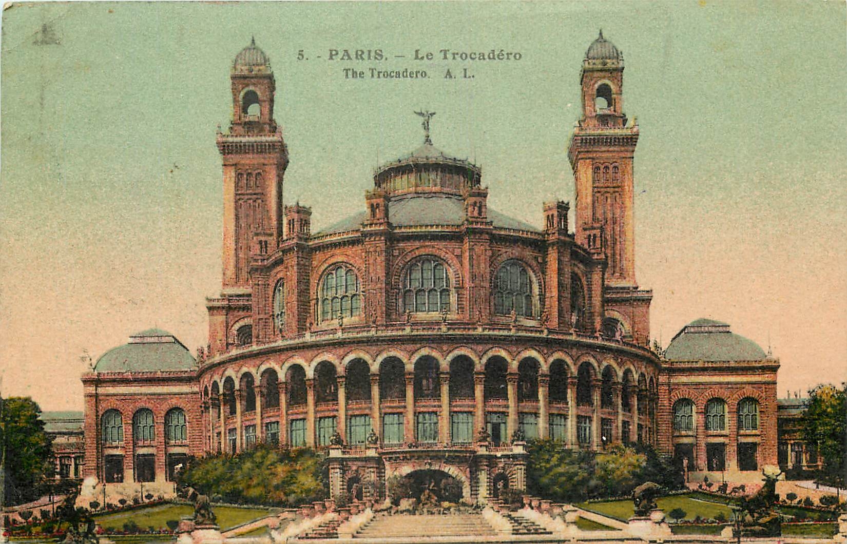 CPA Paris le Trocadero 