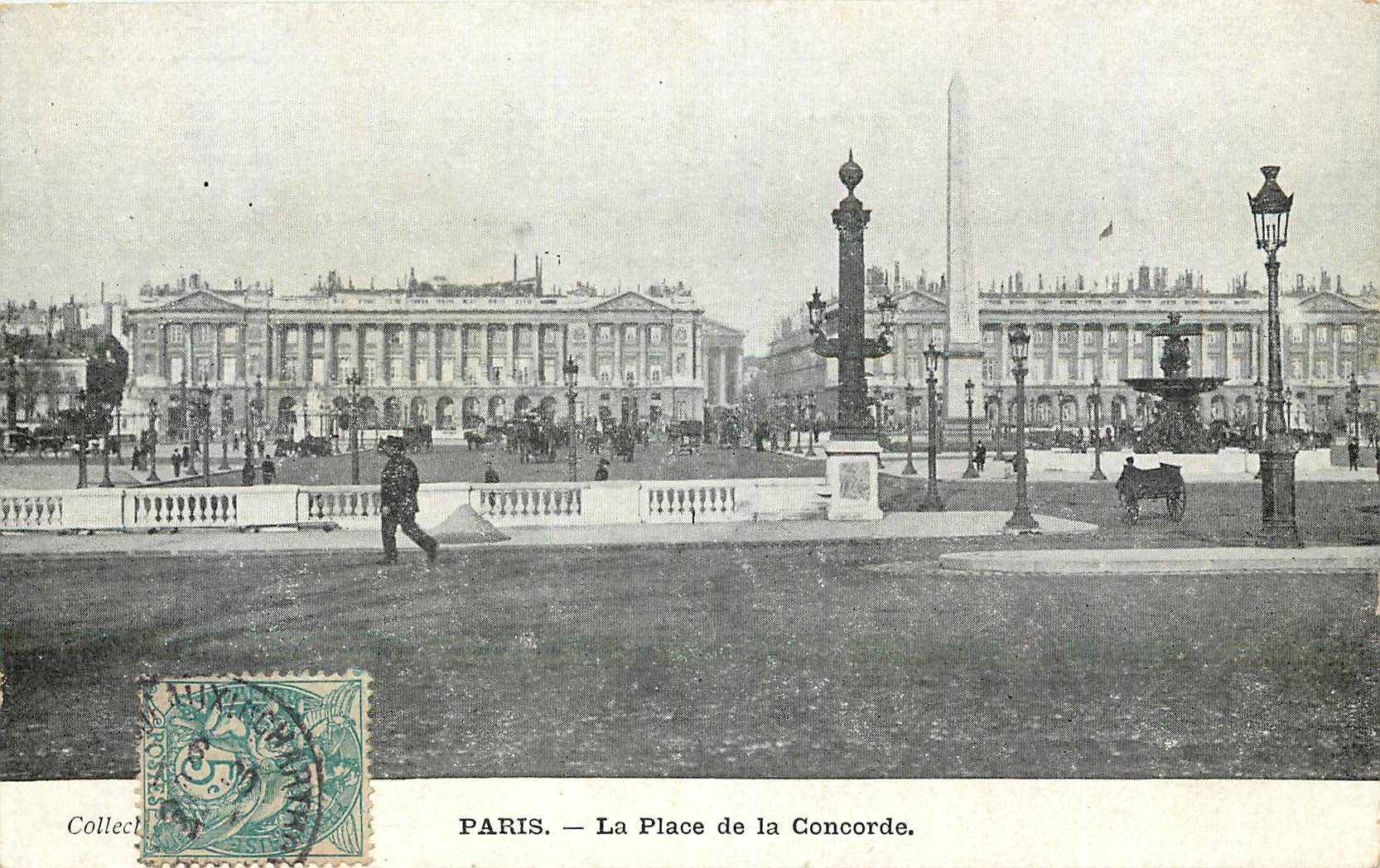 CPA Paris la Place de la Concorde 