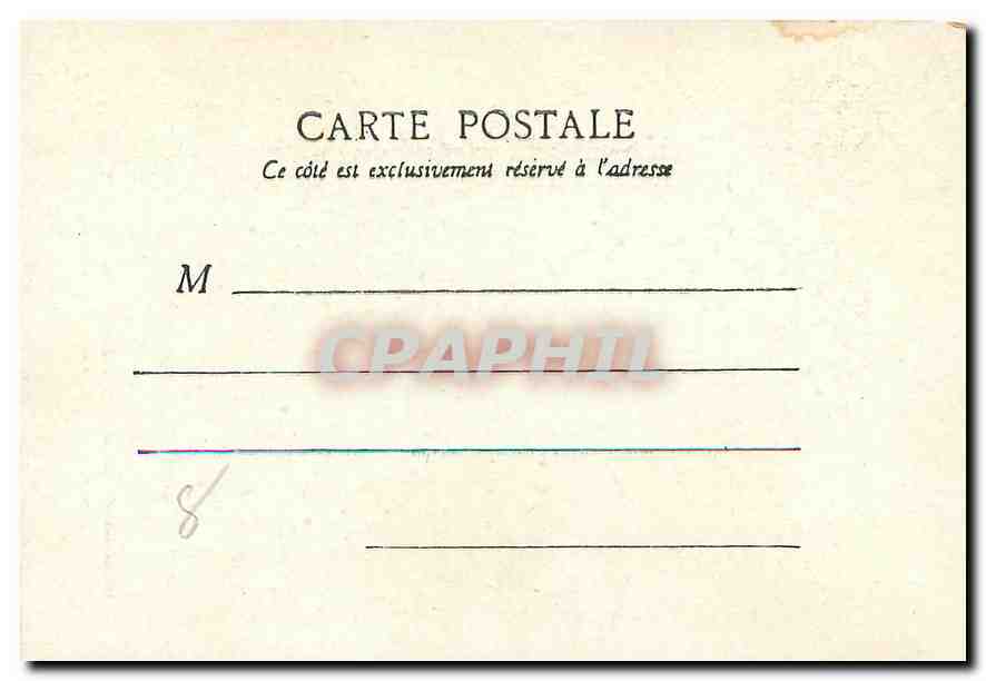 CPA Paris l'Arc de Triomphe  — Rückseite