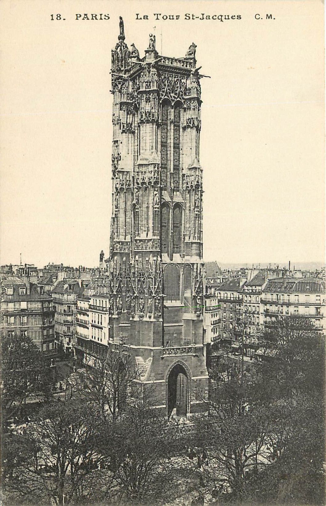 CPA Paris la Tour St Jacques 