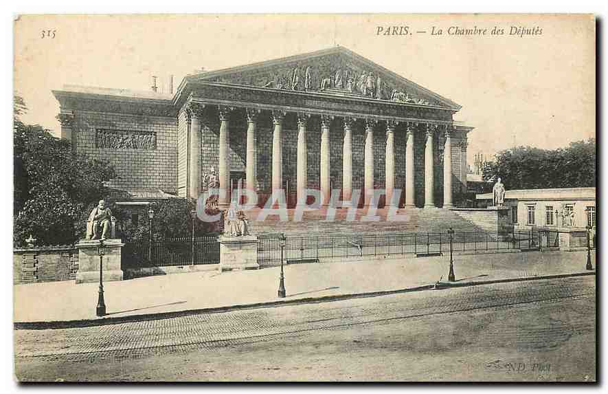 CPA Paris la chambre des Deputes 