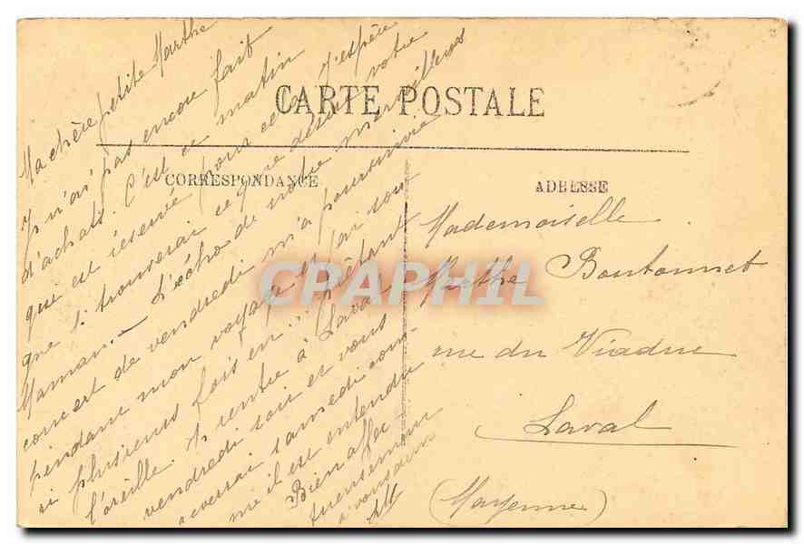 CPA Paris le Jardin du Luxembourg  — Rückseite