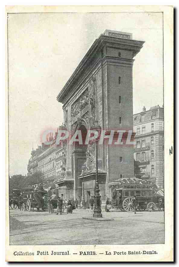 CPA Collection Petit Journal Paris la Porte Saint Denis 