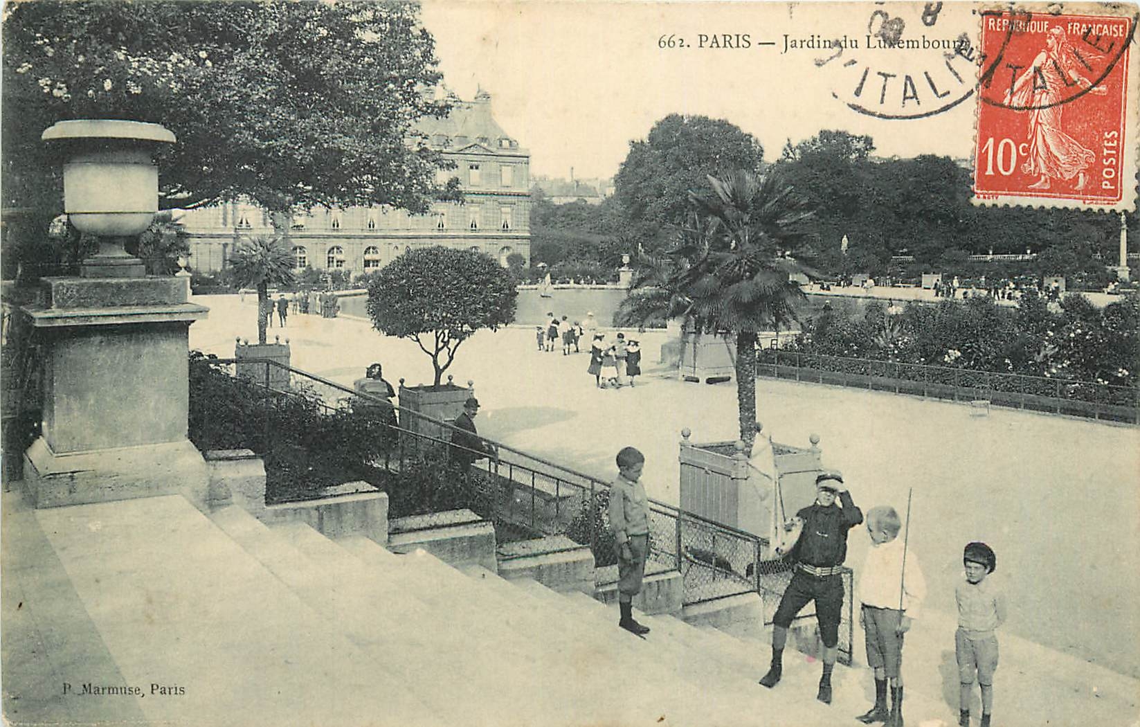 CPA Paris Jardin du Luxembourg 