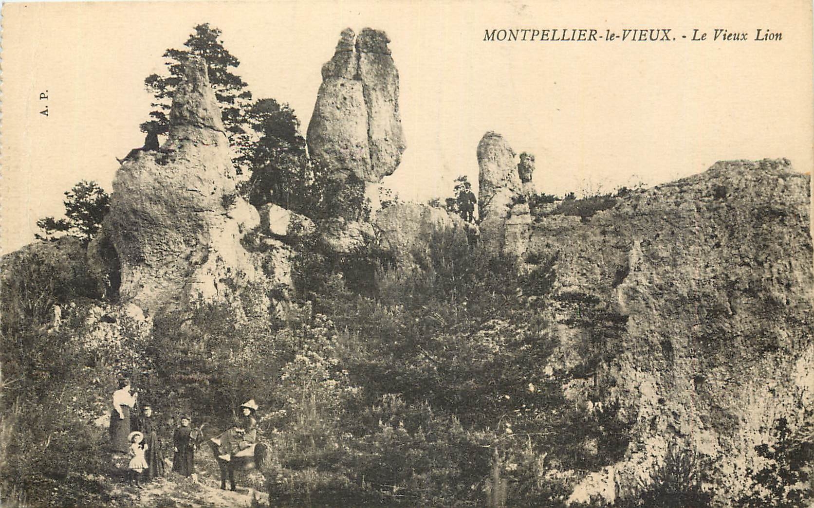 CPA Montpellier le Vieux le Vieux Lion 
