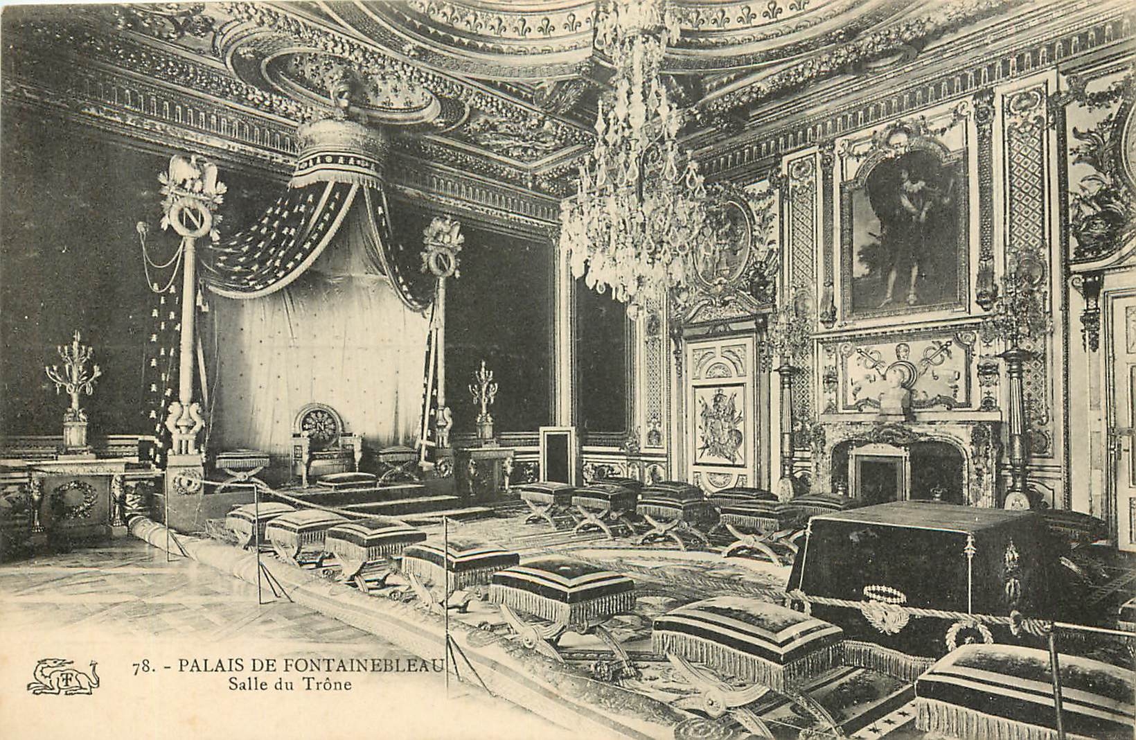 Palast von Fontainebleau — Thronsaal — Verlag CPAPHIL, Nr. 78