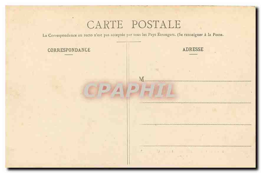 Palast von Fontainebleau — Thronsaal — Verlag CPAPHIL, Nr. 78 — Rückseite
