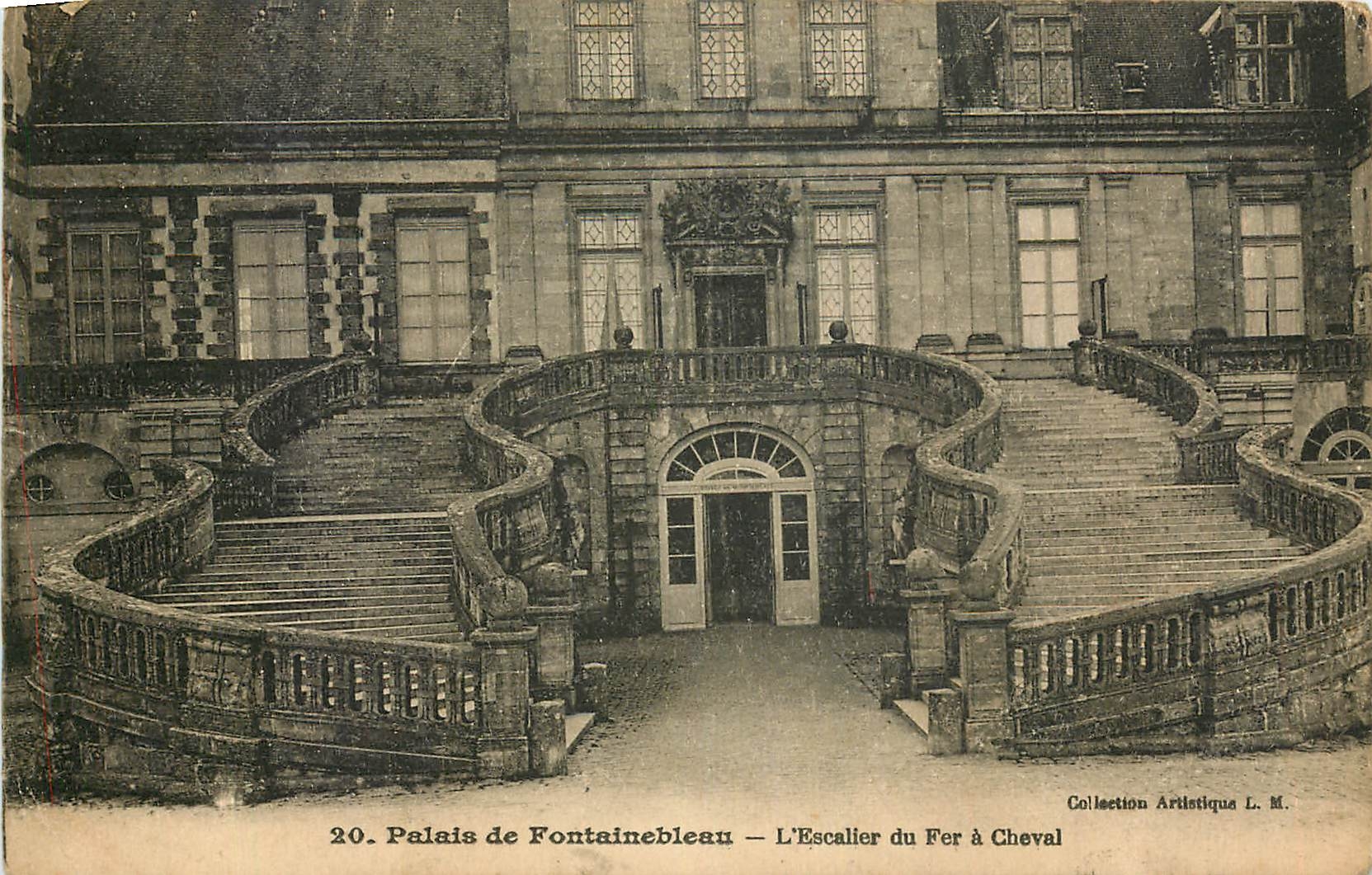 Palazzo di Fontainebleau — Le Scala del Cavallo — Collezione Artistica L. M.