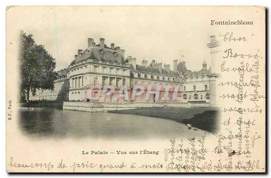 Fontainebleau — Vue sur l'Étang — B.E. Paris
