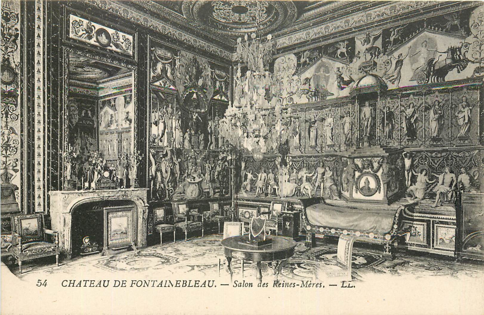 Schloss Fontainebleau — Salon des Reines-Mères — LL. — Nr. 54