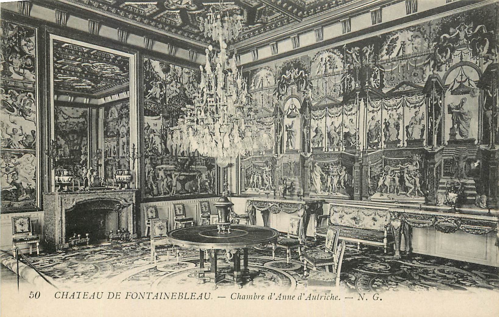 Château de Fontainebleau — Chambre d'Anne d'Autriche — N. G.