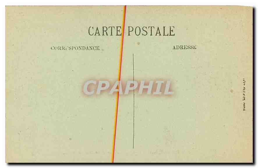 Château de Fontainebleau — Chambre d'Anne d'Autriche — N. G. — Verso