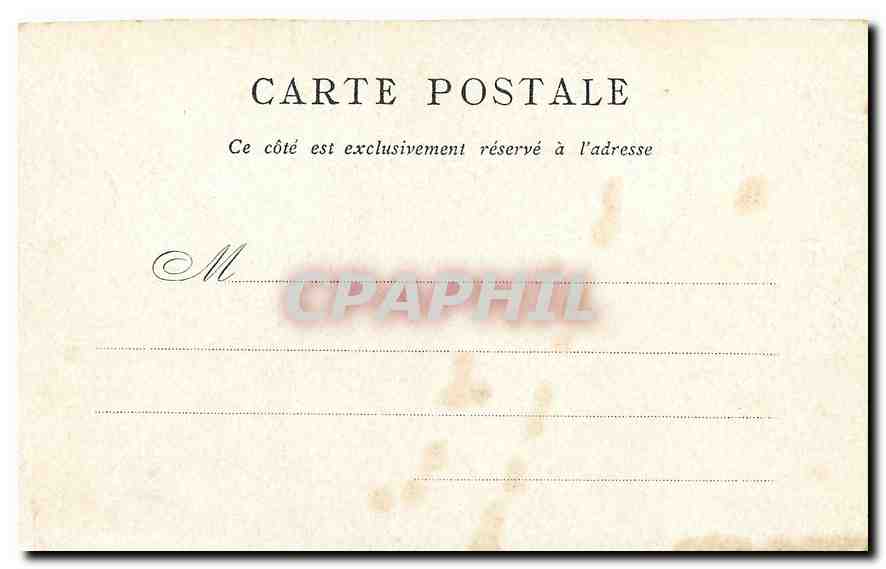 CPA Notre Dame Paris  — Rückseite