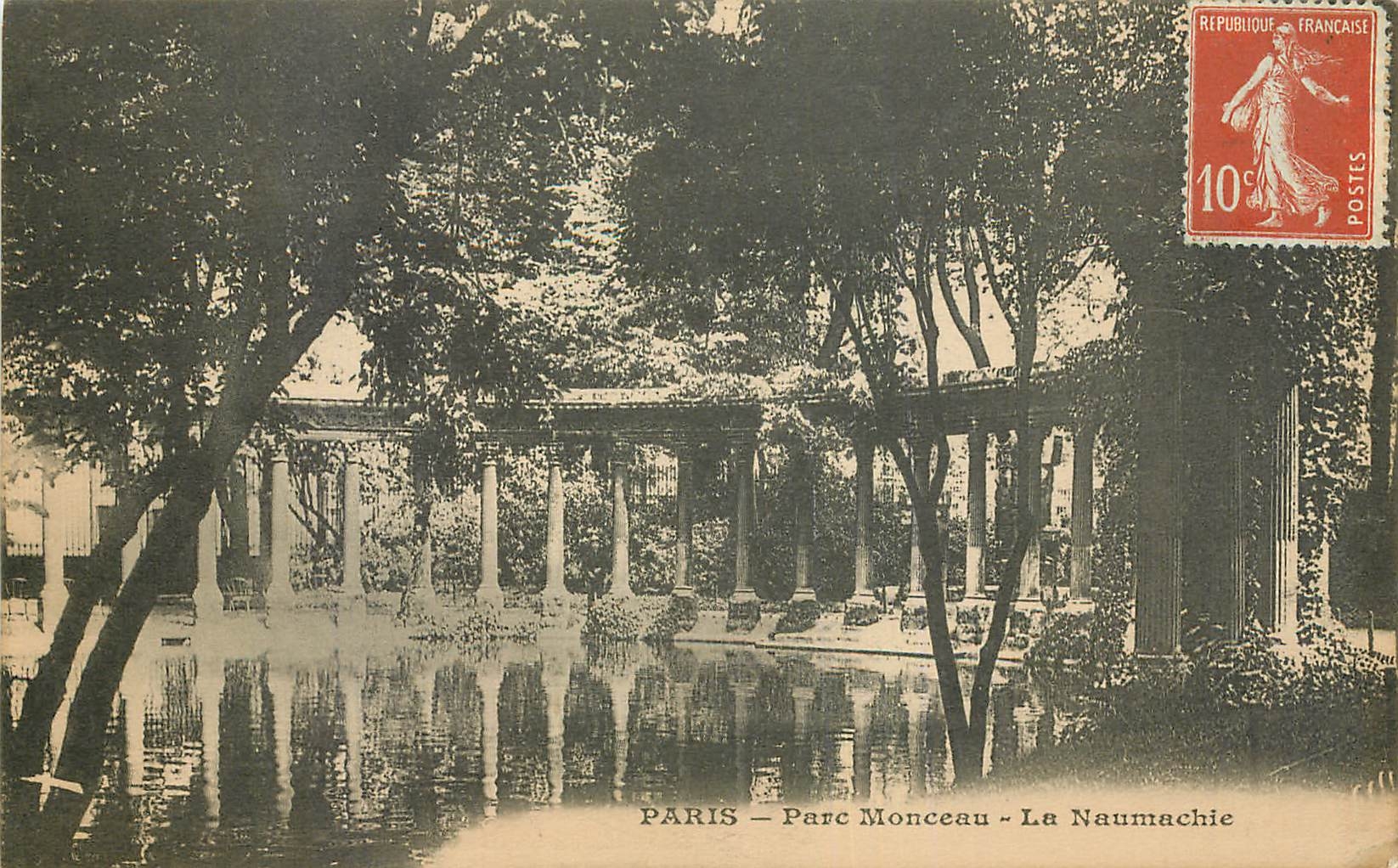 CPA Paris Parc Monceau La Naumachie 