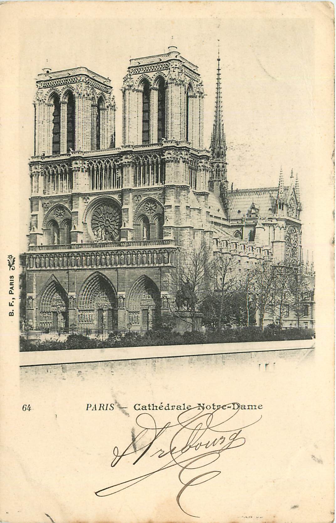 CPA Paris Cathedrale Notre Dame 