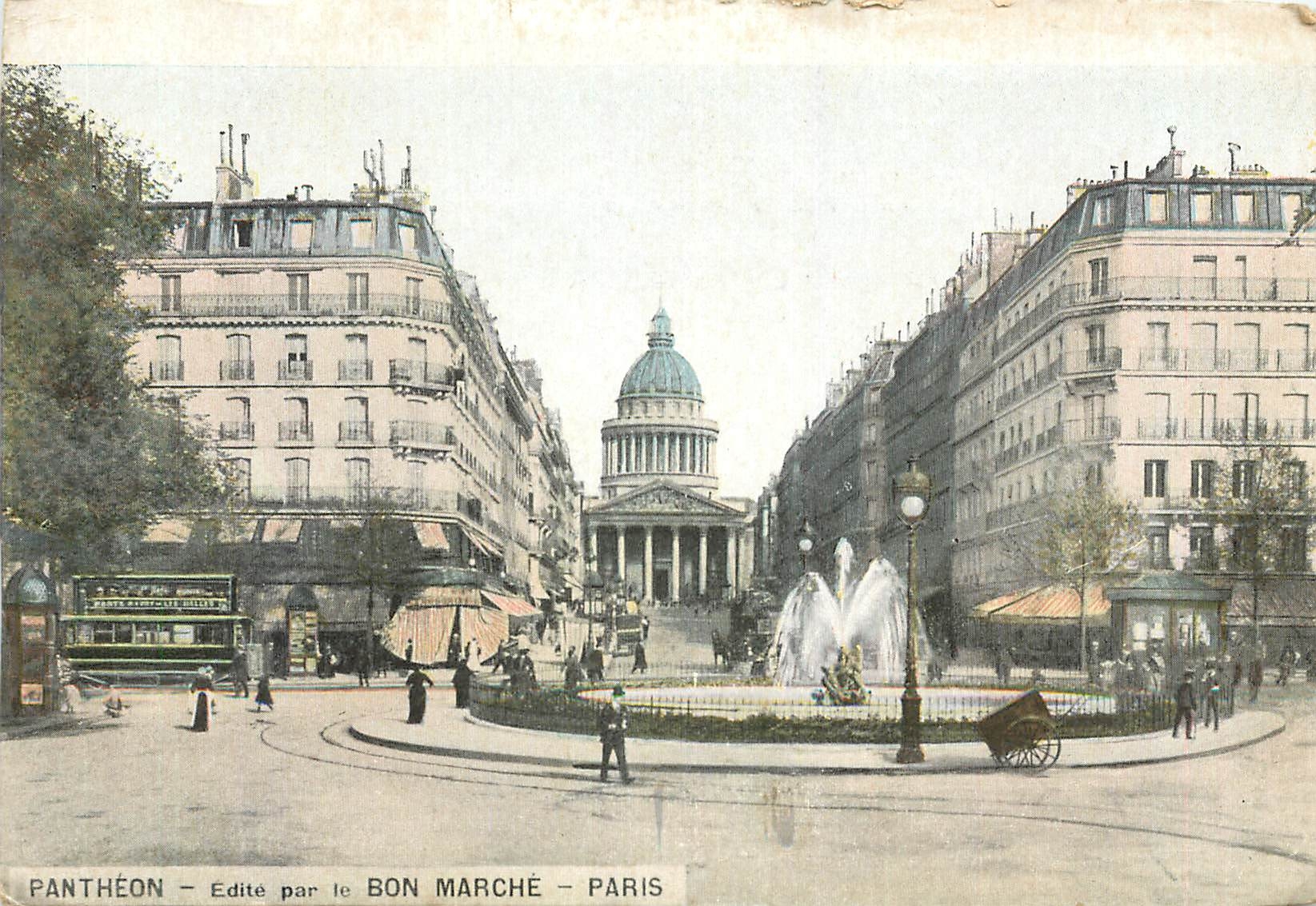 CPA Pantheon Edite par le Bon Marche Paris 