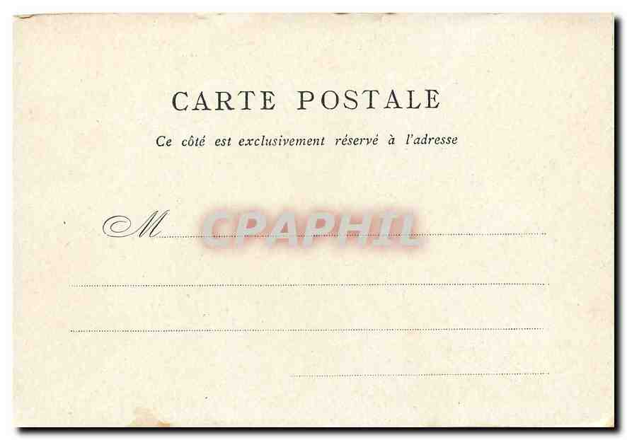 CPA Pantheon Edite par le Bon Marche Paris  — Rückseite