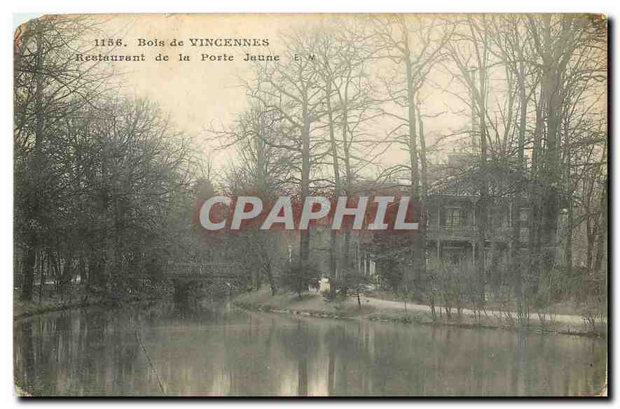CPA Bois de Vincennes Restaurant de la Porte Jaune 