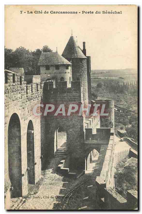 CPA La Cite de Carcassonne Porte du Senechal 