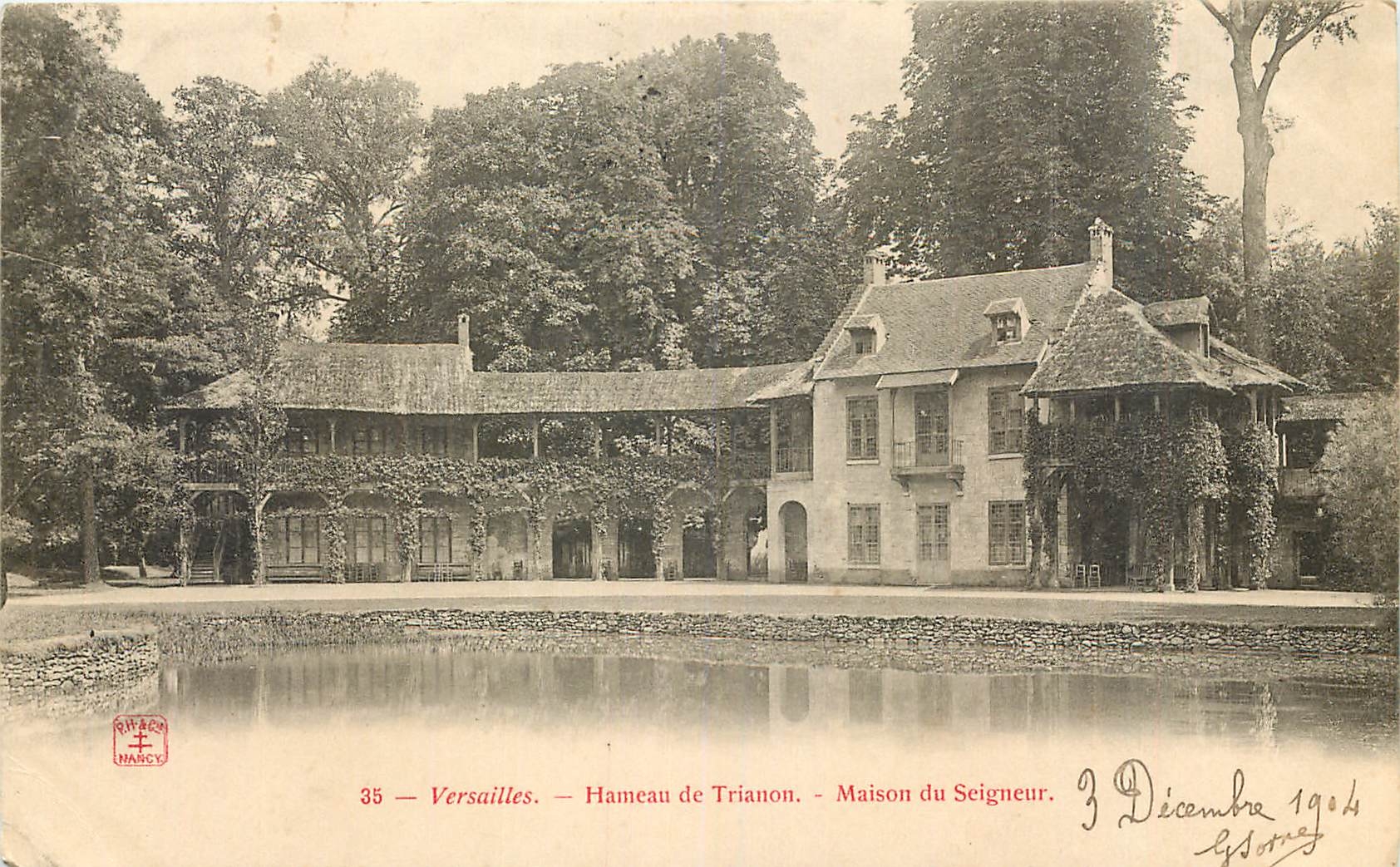 Versailles — Hameau de Trianon — Maison du Seigneur — Rivière Hance