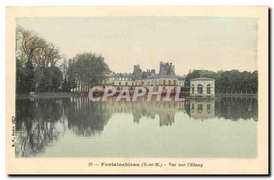 Fontainebleau (S.-et-M.) - Blick auf den See — B. F. Paris, n° 32