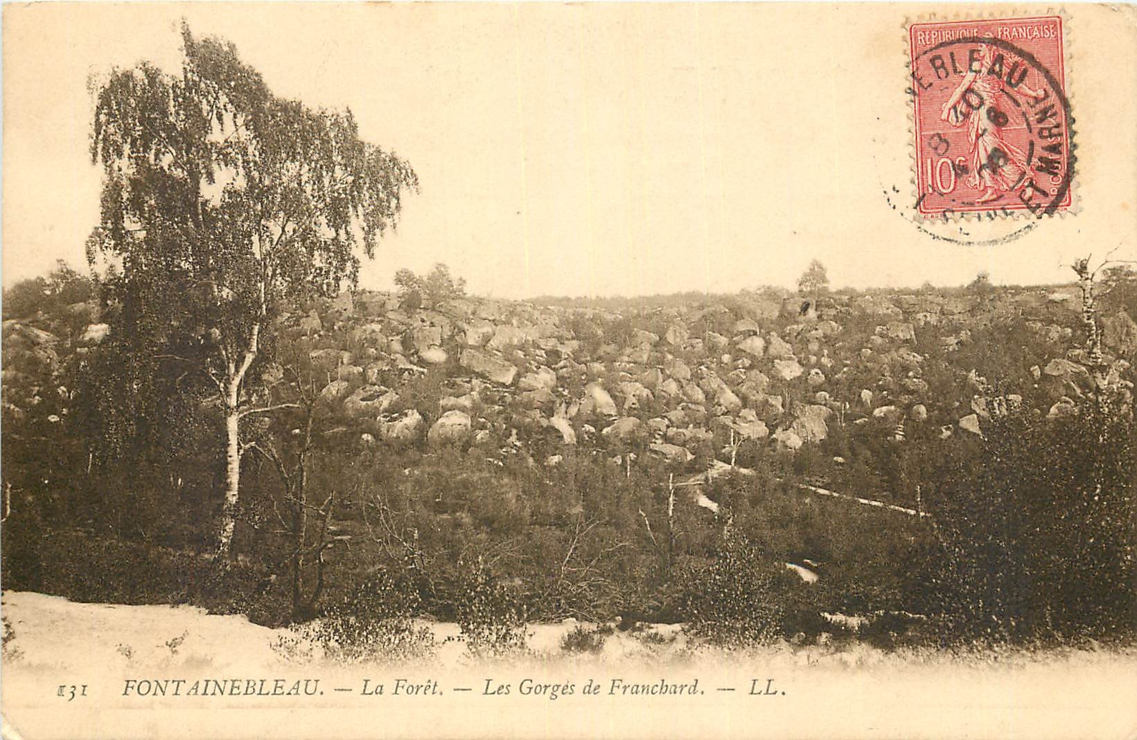 Fontainebleau — The Forest — The Franchard Gorges — LL. — n°31