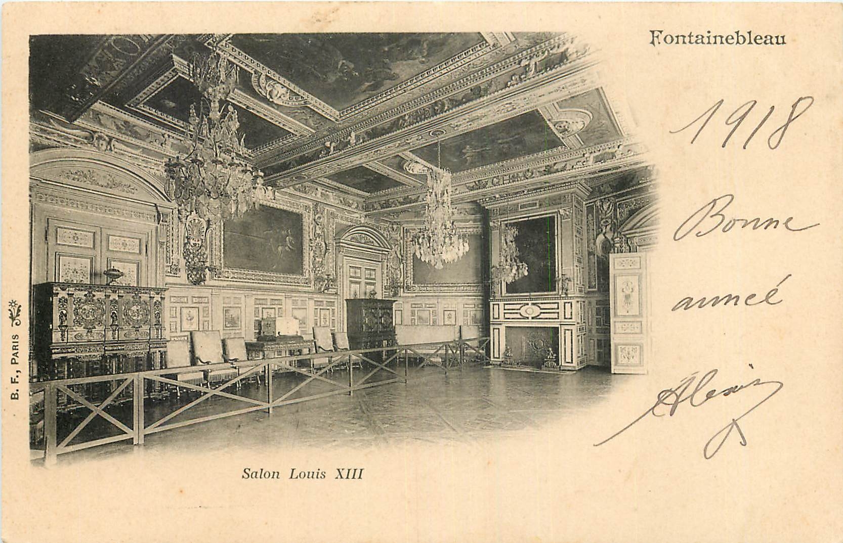 Salon Louis XIII — Château de Fontainebleau — B.F., Paris