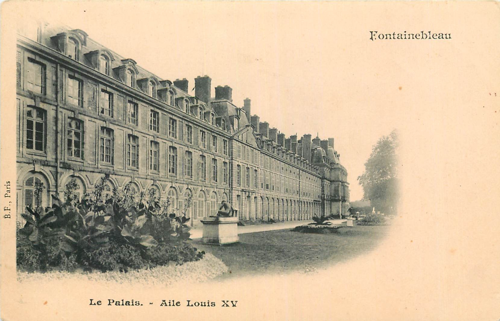 CPA Fontainebleau le Palais Aile Louis XV 