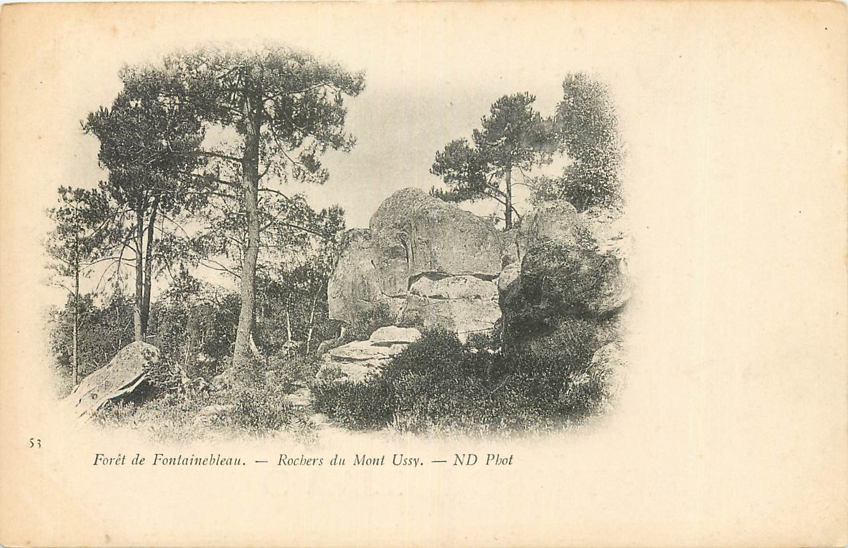 Forêt de Fontainebleau — Felsen des Mont Ussy — ND Pbot