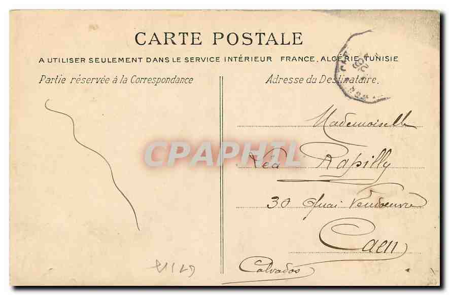 CPA La Normandie Domfront Notre Dame sur l'Eau Tombeau de guillaume de Belleme — Rückseite