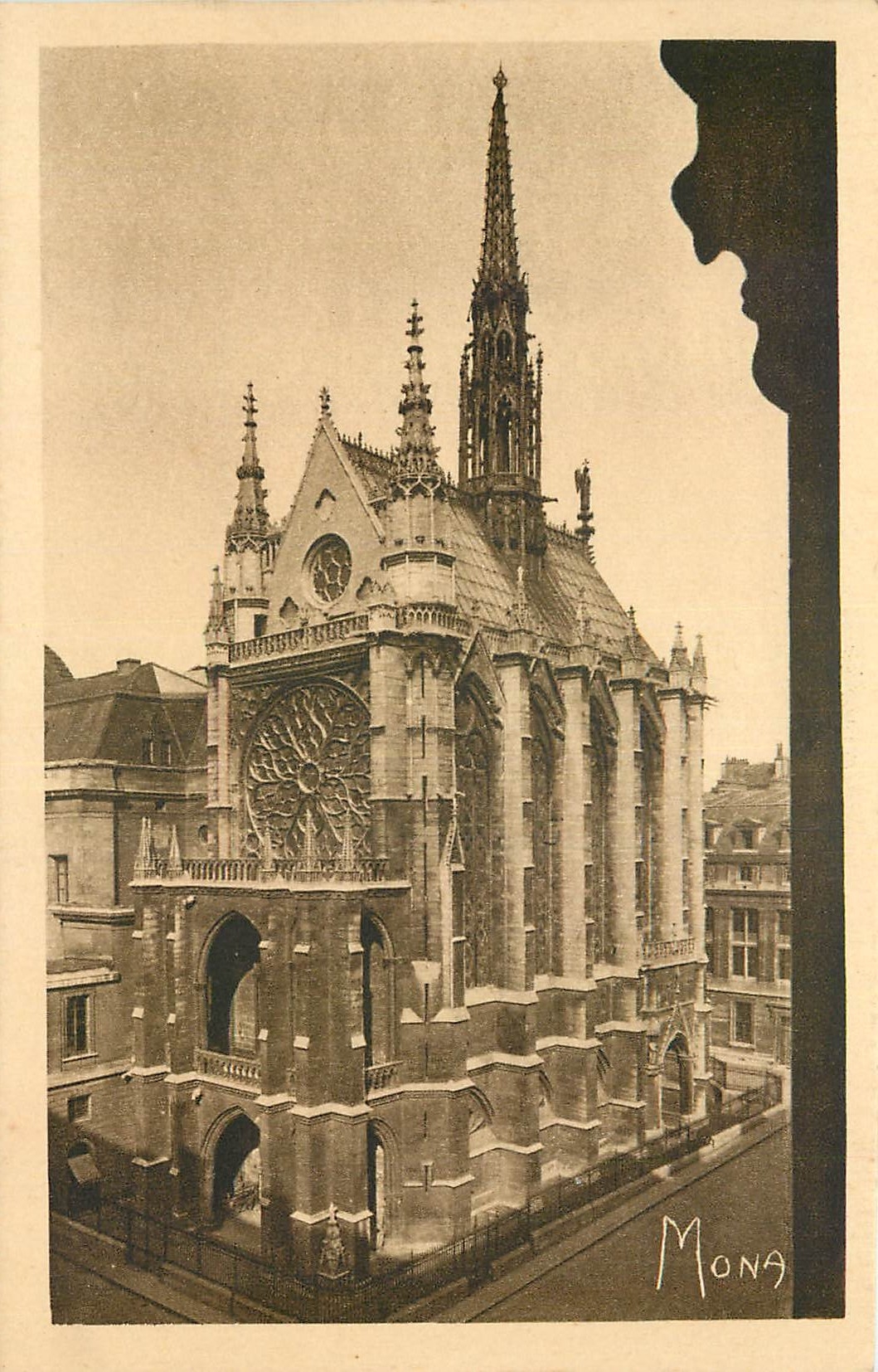 CPA Les petit tableaux de Paris la Sainte Chapelle 