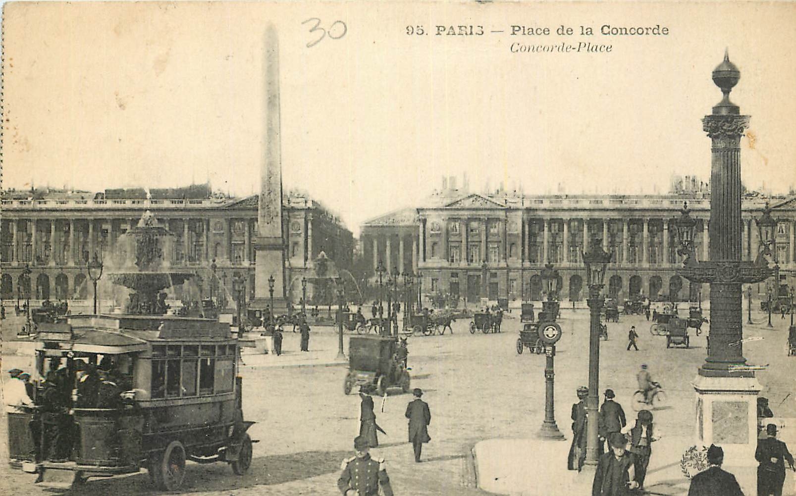 CPA Paris Place de la Concorde 