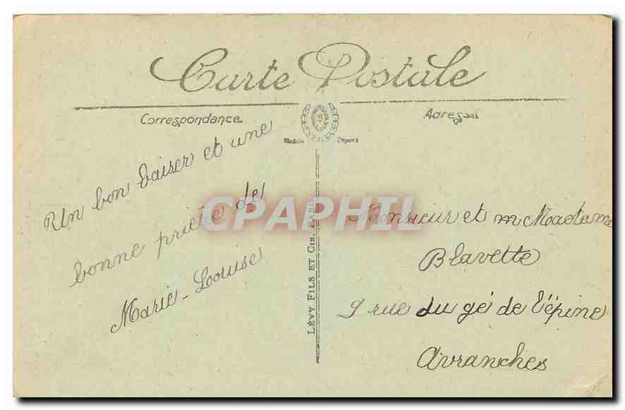 CPA Paris Le Sacre Coeur  — Rückseite