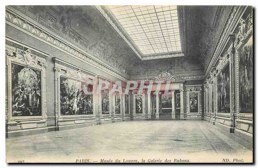 CPA Paris Musee du Louvre la Galerie des Rubens 