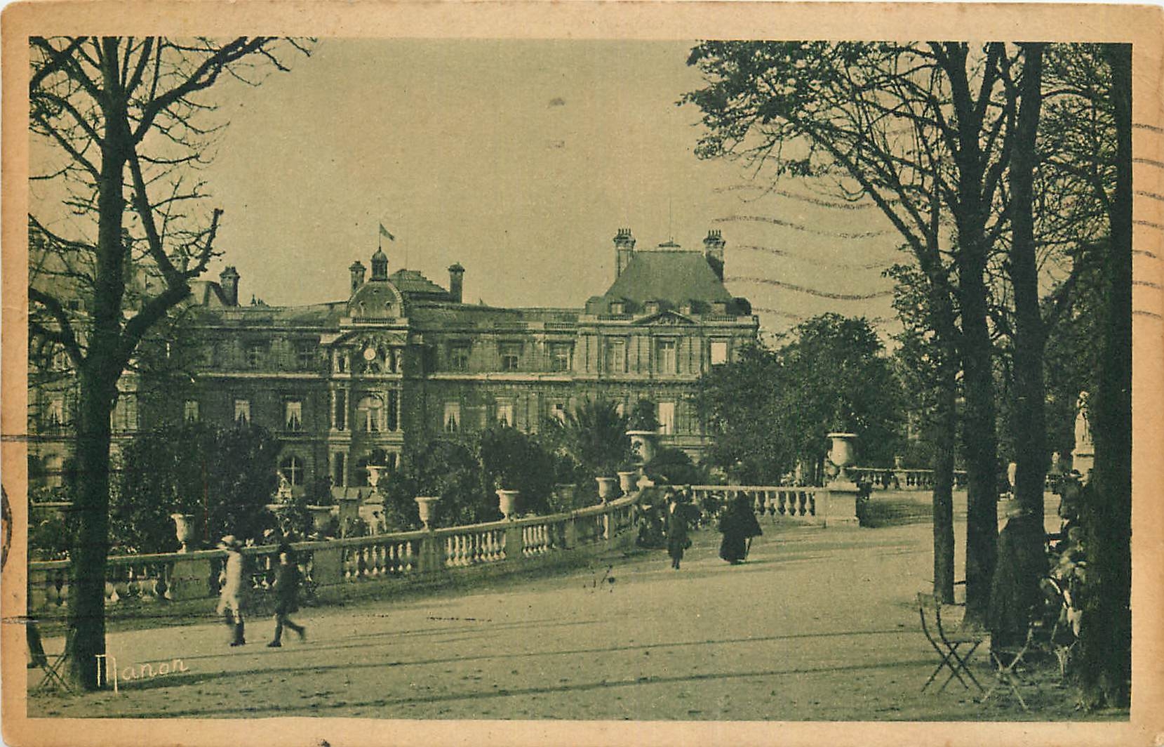 CPA Paris le Palais du Luxembourg 