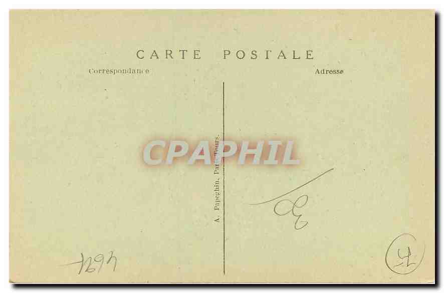CPA Paris La Conciergerie et le Marche aux Fleurs  — Rückseite
