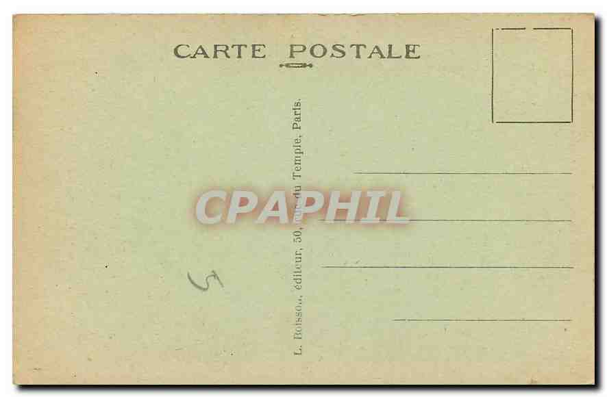 CPA Paris Eglise Sainte Clotilde  — Verso