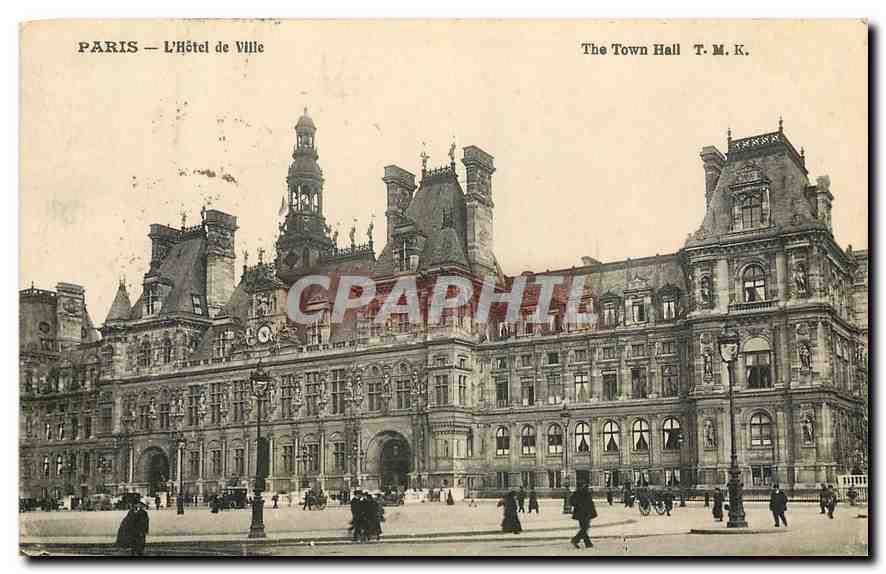 CPA Paris l'Hotel de Ville 