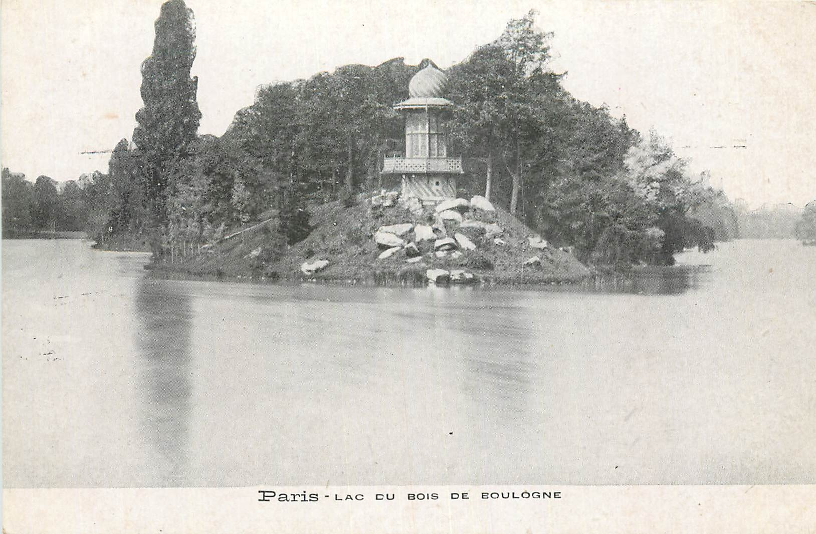 CPA Paris lac du bois de Boulogne 