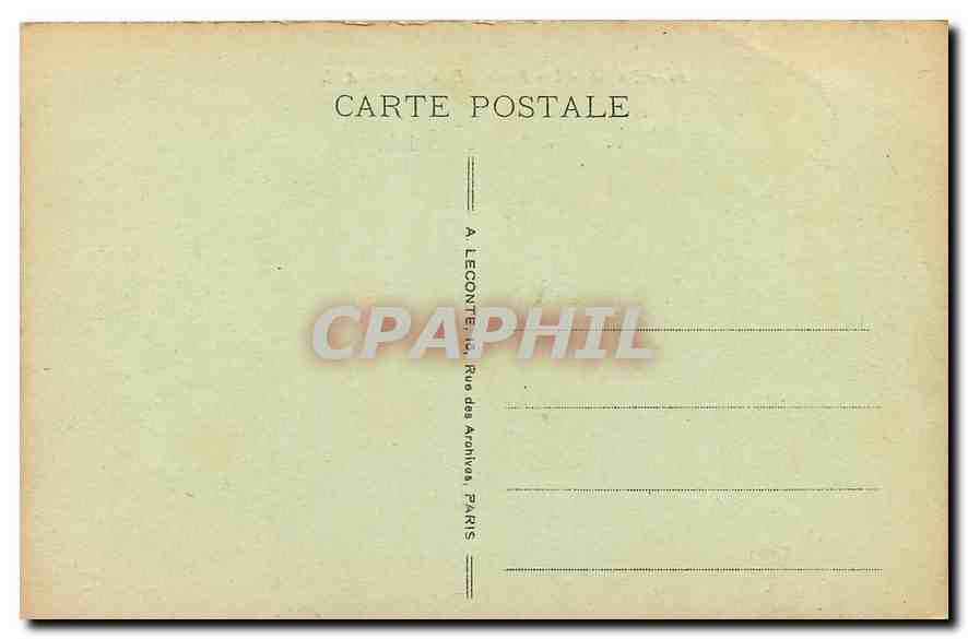 CPA Paris Rue Royale  — Verso