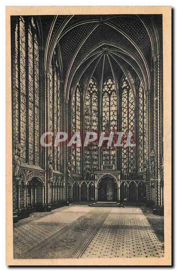CPA Paris la Sainte Chapelle Chapelle haute la Nef 