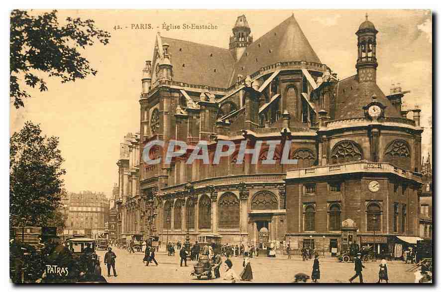 CPA Paris Eglise St Eustache 