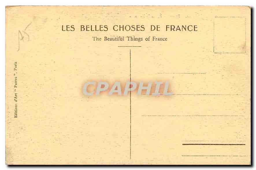 CPA Paris Eglise St Eustache  — Verso