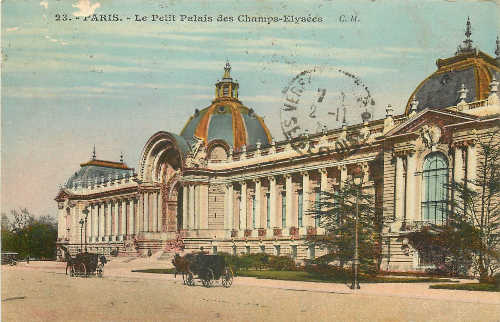 CPA Paris Le petit Palais des Champs Elysees 