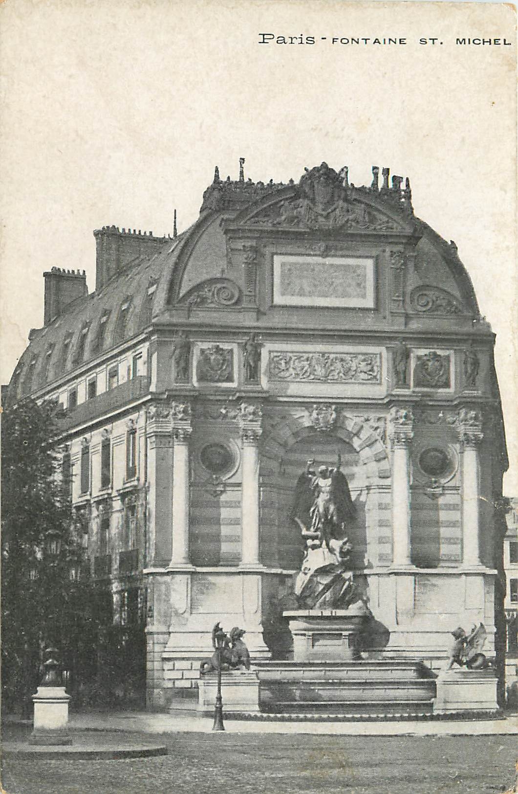 CPA Paris Fontaine St Michel 