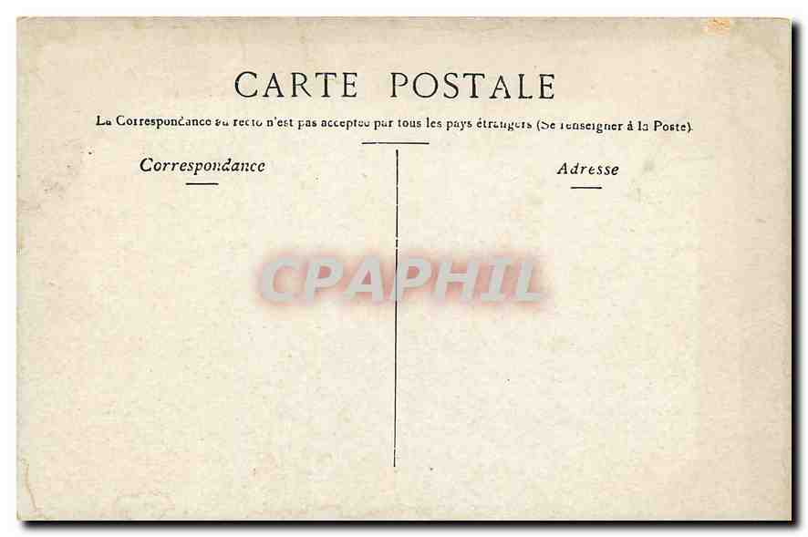CPA Paris Fontaine St Michel  — Rückseite