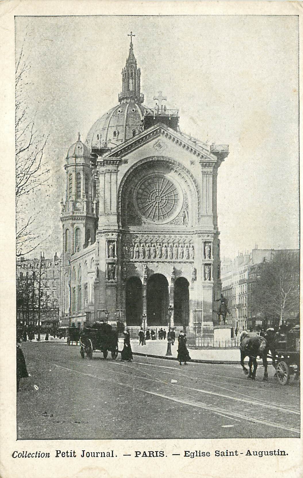 CPA Collection petit journal Paris Eglise Saint Augustin 