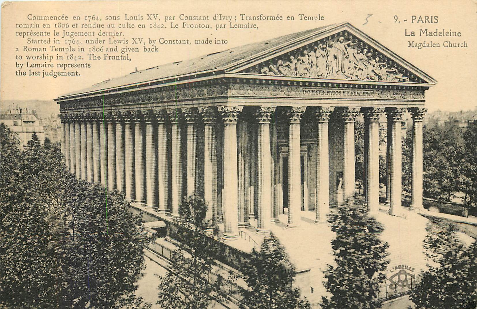 CPA Paris La Madeleine 