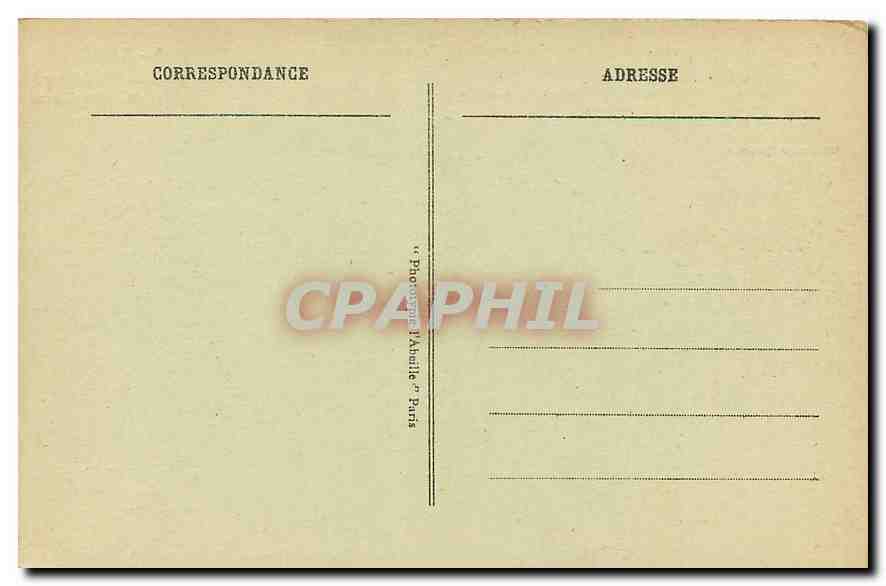 CPA Paris La Madeleine  — Verso