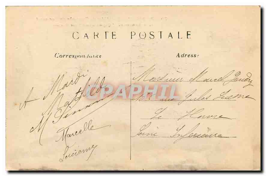 CPA Paris l'Arc de triomphe du Carrousel et le monument Quand Meme  — Rückseite